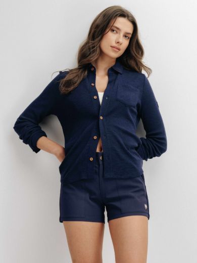 Bilde av WoolLand Romsdalseggen Shorts W.cord Woman - KLUBBPRODUKT Blue ink